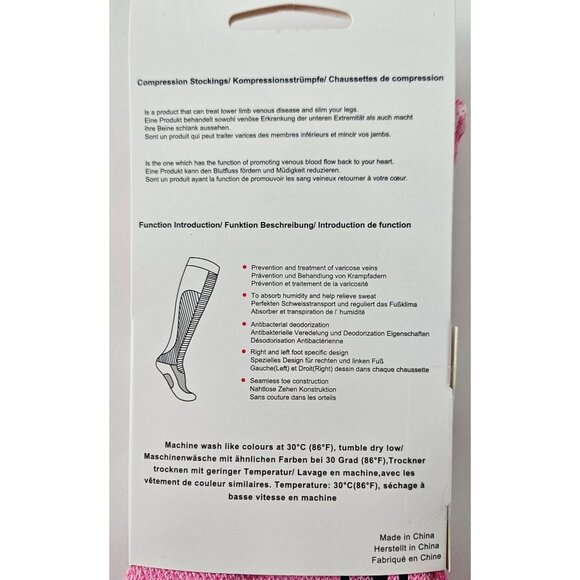 Gmark Womens High-Knee Athletic Full Compression Socks 3-Pack Size Large 8-10 - Picture 3 of 5